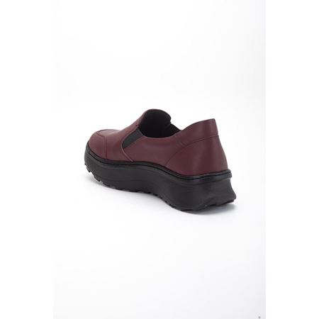 15004 BORDO Hakiki Deri Comfort