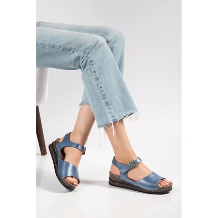 230403 P. BLUE Hakiki Deri Comfort