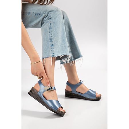 230403 P. BLUE Hakiki Deri Comfort