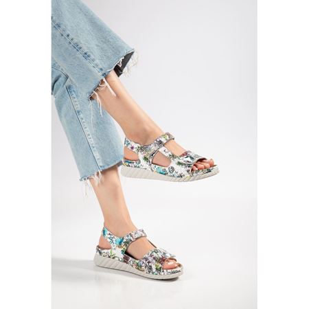 229904 FLOWERS Hakiki Deri Comfort