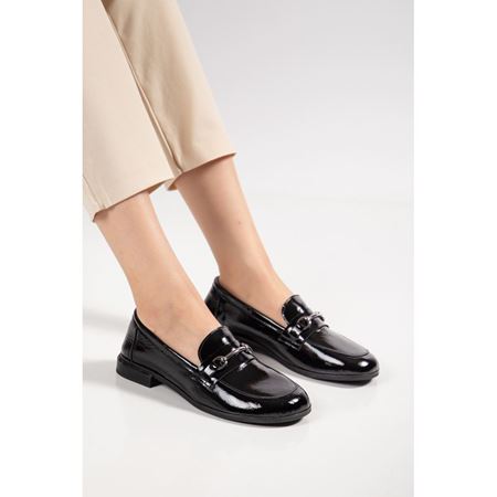 1615 BLACK PATENT LEATHER BAREFOOT Halluks Valgus Comfort