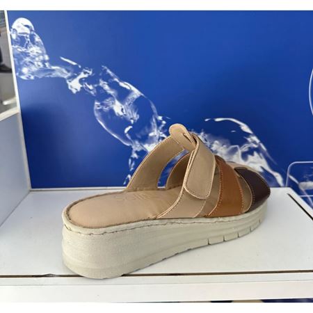 111 MULTI Hakiki Deri Comfort Ortopedik Terlik