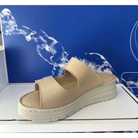 34 BEJ Hakiki Deri Comfort Ortopedik Terlik