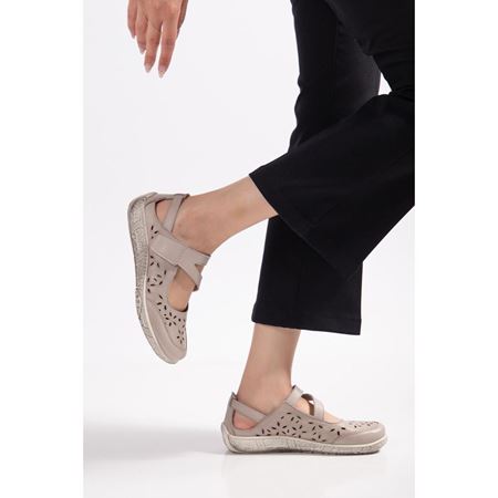 459 74261.12 BEJ Hakiki Deri Halluks Valgus Bunyon Kemik Çıkınıtısına Uygun Comfort Ayakkabı