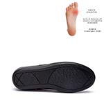 006 Siyah Hakiki Deri Ortopedik Diabetik Comfort
