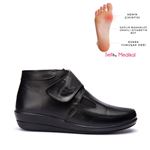 009 SİYAH Bayan Diyabetik Comfort Bot