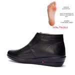009 SİYAH Bayan Diyabetik Comfort Bot