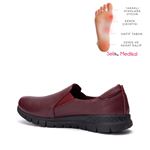 782 Bordo Hakiki Deri Comfort Hafif Taban