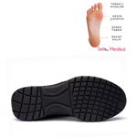 1939 Siyah Halluks Valgus Comfort Esnek Taban