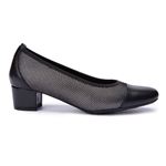 7097 Siyah Cmb Hakiki Deri ve Neopren Destekli Halluks Valgus Comfort