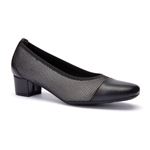 7097 Siyah Cmb Hakiki Deri ve Neopren Destekli Halluks Valgus Comfort