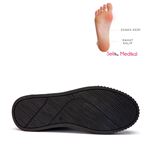 16205 Siyah Deer Hakiki Deri Comfort Bot