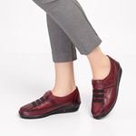 004 BORDO HAKİKİ DERİ ORTOPEDİK DİABETİK COMFORT