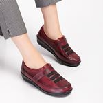 004 BORDO HAKİKİ DERİ ORTOPEDİK DİABETİK COMFORT
