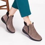 19204 VİSON SUET BOT -  BUNYON KEMİK ÇIKINTISINA UYGUN SKETCHERS ESNEK TABAN 
