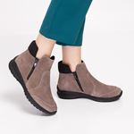 19204 VİSON SUET BOT -  BUNYON KEMİK ÇIKINTISINA UYGUN SKETCHERS ESNEK TABAN 