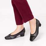 7097 Siyah Cmb Hakiki Deri ve Neopren Destekli Halluks Valgus Comfort