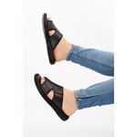 163 Siyah Hakiki Deri Comfort
