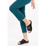 802 SİYAH Halluks Valgus Bunyon Kemik Çıkıntısına Özel  İç Tabanı Çıkan Hakiki Deri Ortopedik Terlik