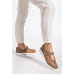 2506 FOSSIL Hakiki Deri Halluks Valgus Bunyon Kemik Çıkıntısına Uygun Esnek Taban Comfort Ayakkabı