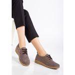 2516 TAUPE SUET Hakki Deri Comfort