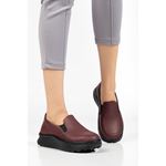 15004 BORDO Hakiki Deri Comfort