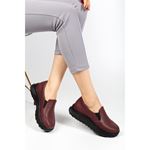 15004 BORDO Hakiki Deri Comfort