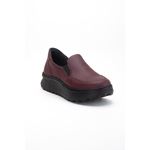 15004 BORDO Hakiki Deri Comfort