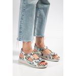 229904 FLOWERS Hakiki Deri Comfort