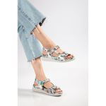 229904 FLOWERS Hakiki Deri Comfort